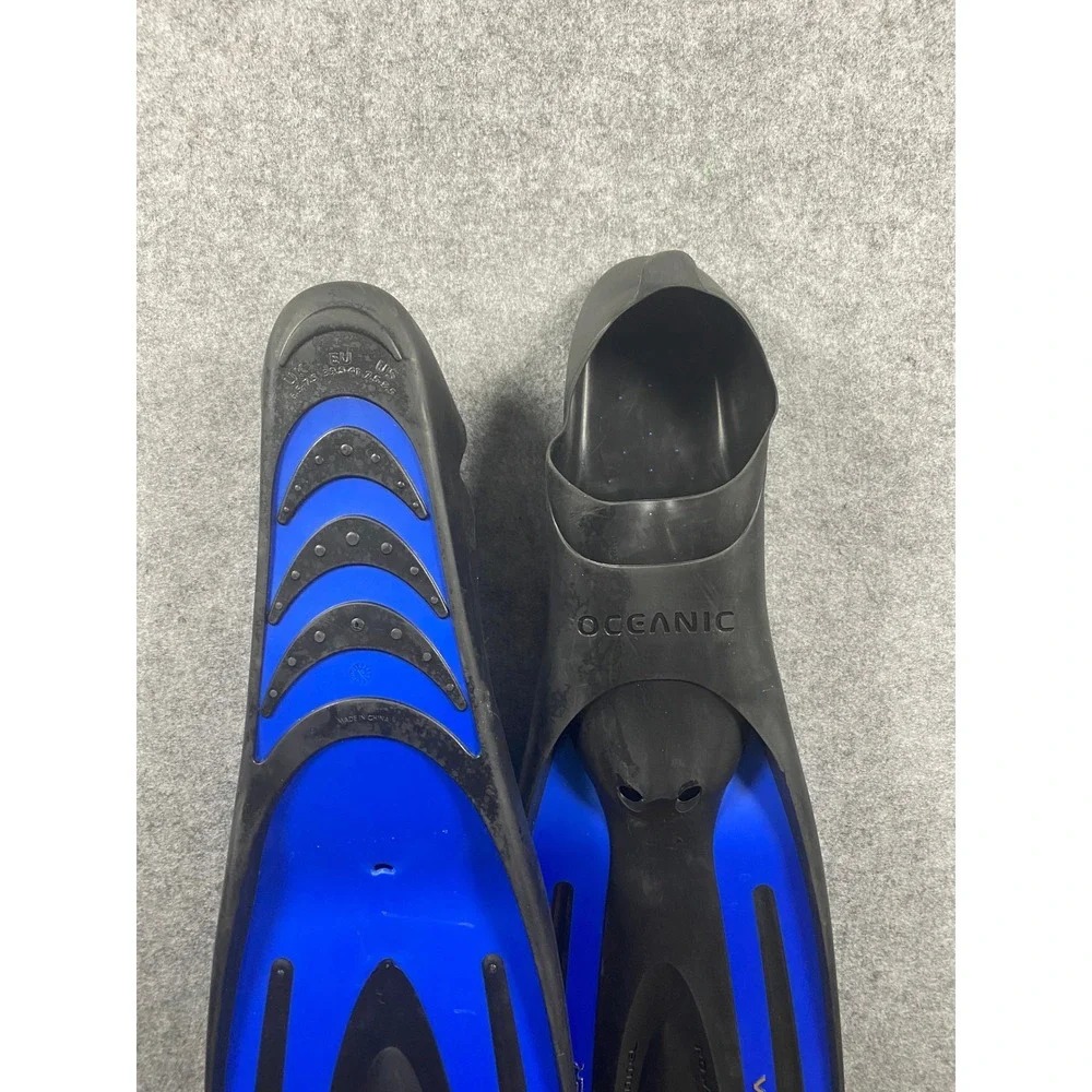 Oceanic Viper Full Foot Snorkeling Diving Fins Blue Black US 7.5-8.5 EU 39.5-41